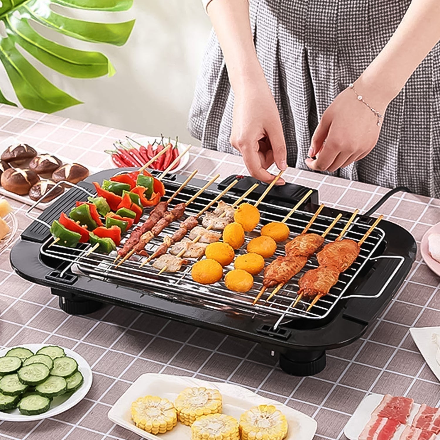 Electric Barbecue Grill 2000w (1 Pc) Electric Barbecue Grill 2000w (1 Pc)